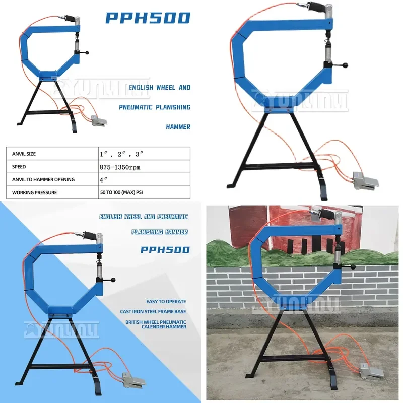 for British Wheel Hub Sheet Metal Repair Tool Air Hammer Planing Shaping Equipment Car Body Dent Removal Auto Body Fixing Kit
