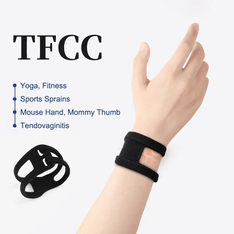 TFCC-Handgelenkstütze – Stützband für Karpaltunnel, Verstauchungsprävention und Gelenkschutz, Fitness-Armband zur Linderung von Verletzungen – Detail 8