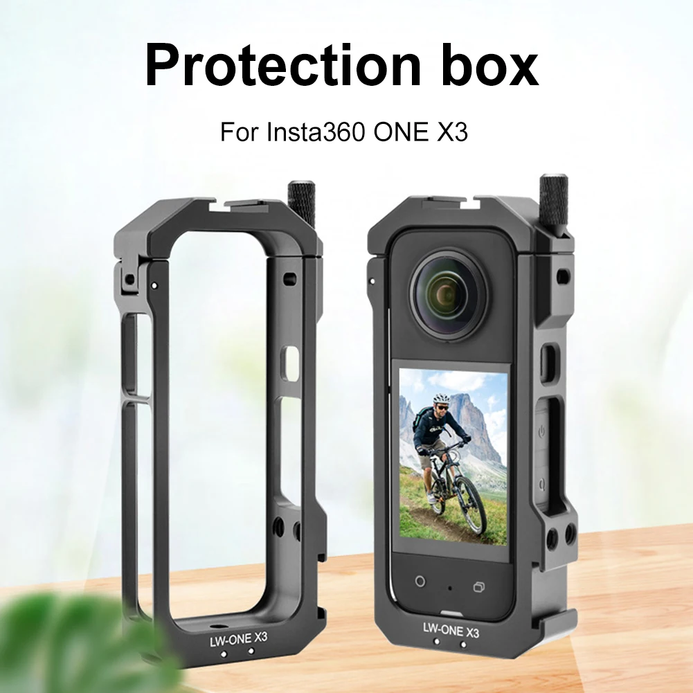 For Insta360 X3 Metal Rabbit Cage Insta 360 X 3 Camera Protective Expansion Frame Accessories Protective Case Sports Camera