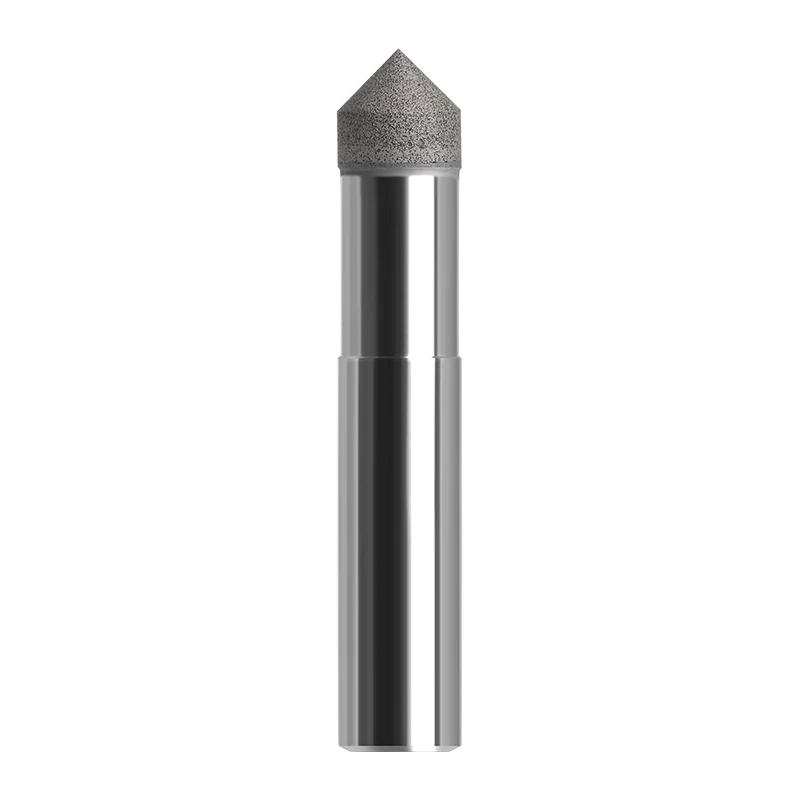 Imagem -02 - Sdc Diamond Sinterizado Grinding Rod Hard Alloy Precision Polimento e Escultura Ceramic Inner Hole c Chanfre Cabeça