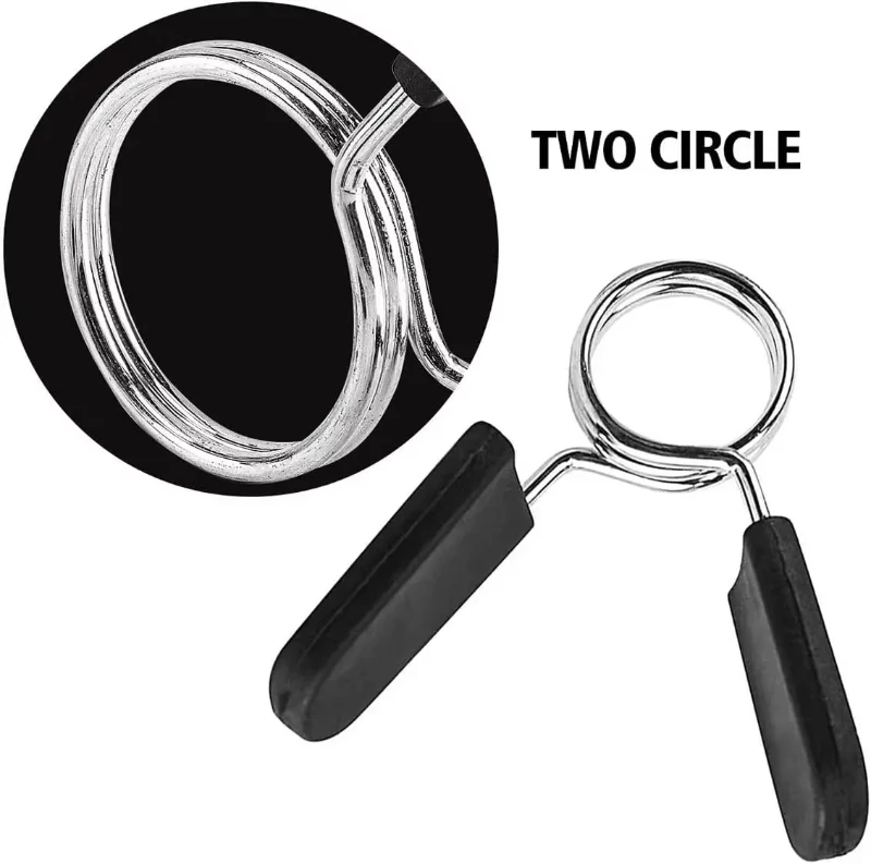 2 teile/los 25/28/30mm Barbell Clamp Frühling Kragen Clip Gym Hantel Schloss Standard Gewichtheben Kit fitness Bodybuilding Workout