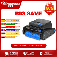 EVERCROSS BOT U8 Robotic Pool Cleaner, 120 Min Battery Life, 200m² Cleaning Area, Intelligent Navigation, Self-Parking Function
