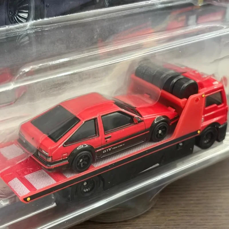 Genuine Hot Wheels Premium Car Culture TOYOTA AE86 Team Transport #84 Metal Collectible 1/64 Diecast Model Vehicle Toys