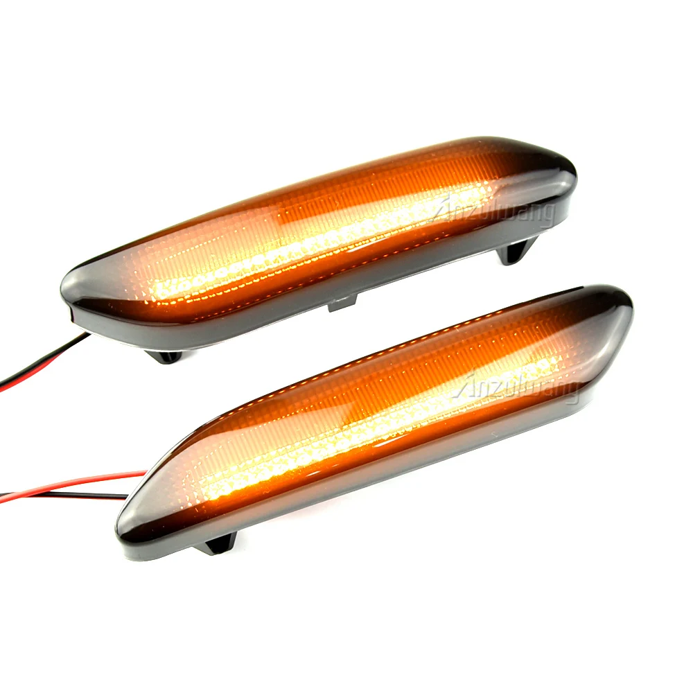 1 Pair Flowing Turn Signal Light Dynamic LED Side Marker Light 12v Side Repeater Lamp For Mini Cooper R60 COUNTRYMAN R61 PACEMAN