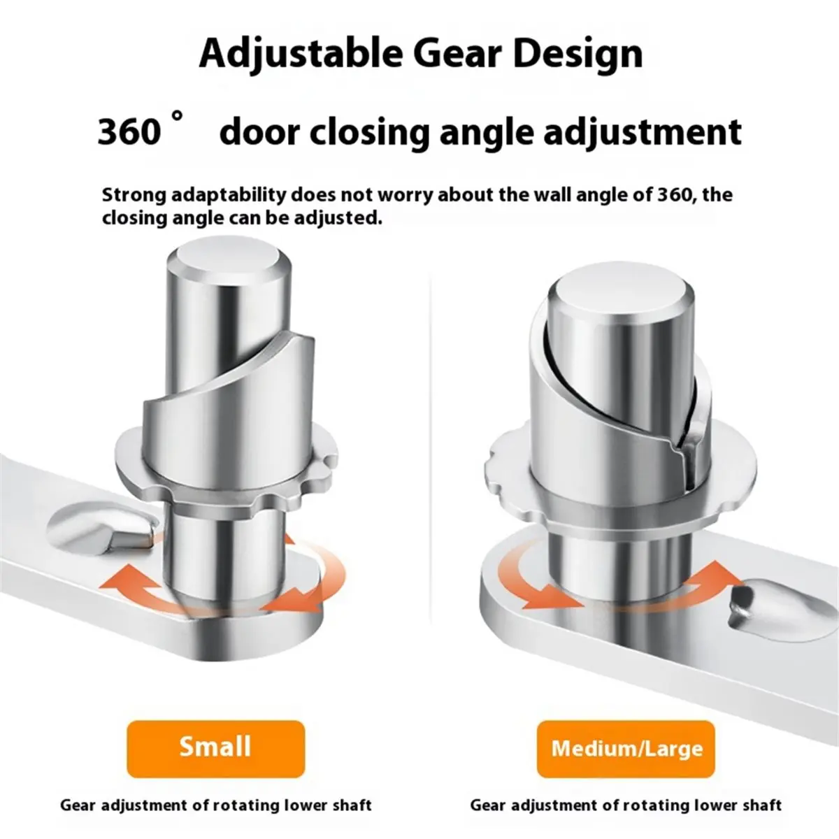

2026 New Tool World Hinge, Half-Height Door, Bidirectional Free Entry and Exit Door Hinge, Up and Down Rotating Shaft