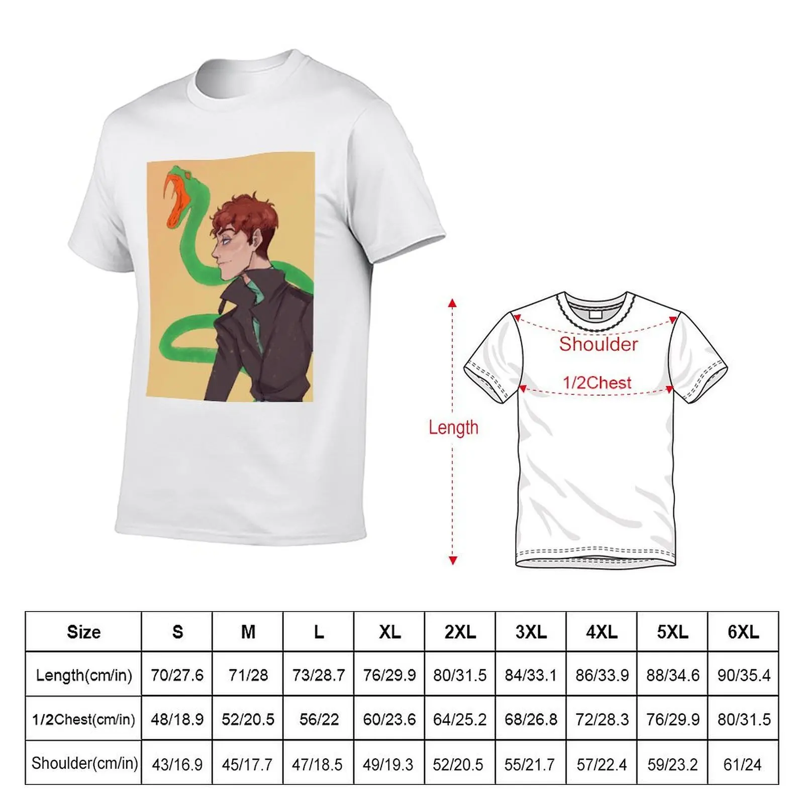 50s snake boy T-Shirt t shirt man designer anime tshirt T-Shirt