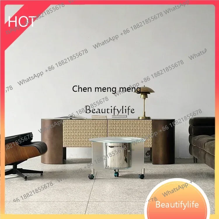 

New style American light luxury solid wood porch cabinet, post-modern Nordic fashion wall creative porch ss 8617