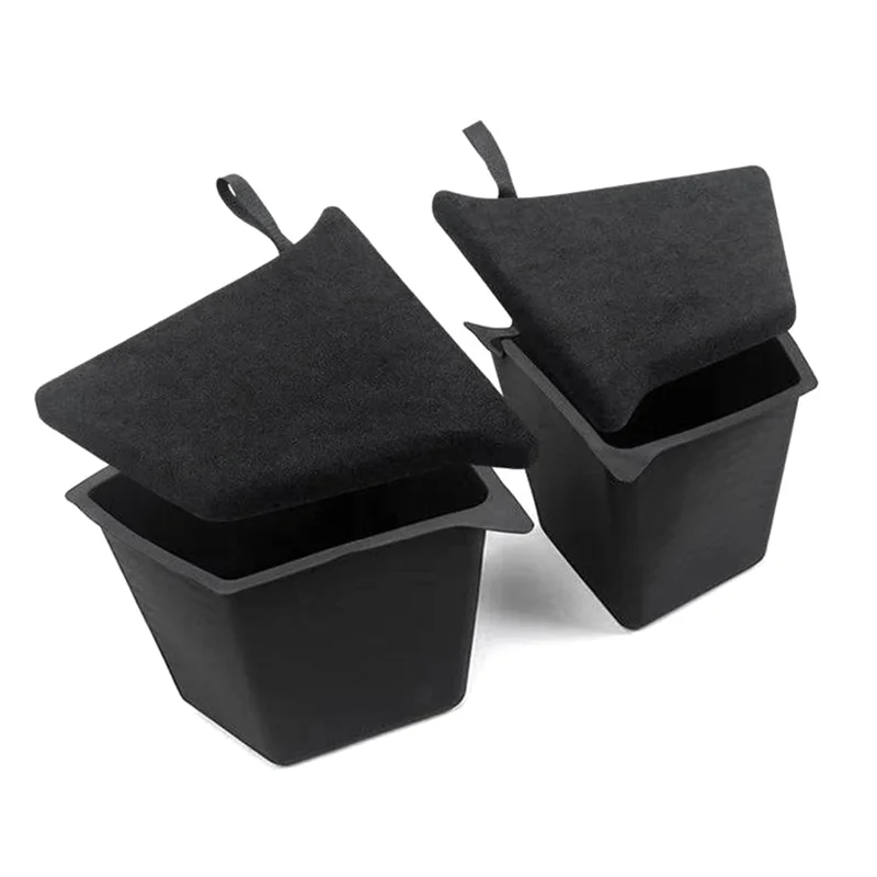 

Боковой ящик для хранения багажника, левый и правый ящик-органайзер, лоток для хранения, пакет для уборки, автомобильные аксессуары для Tesla Model Y 21-24