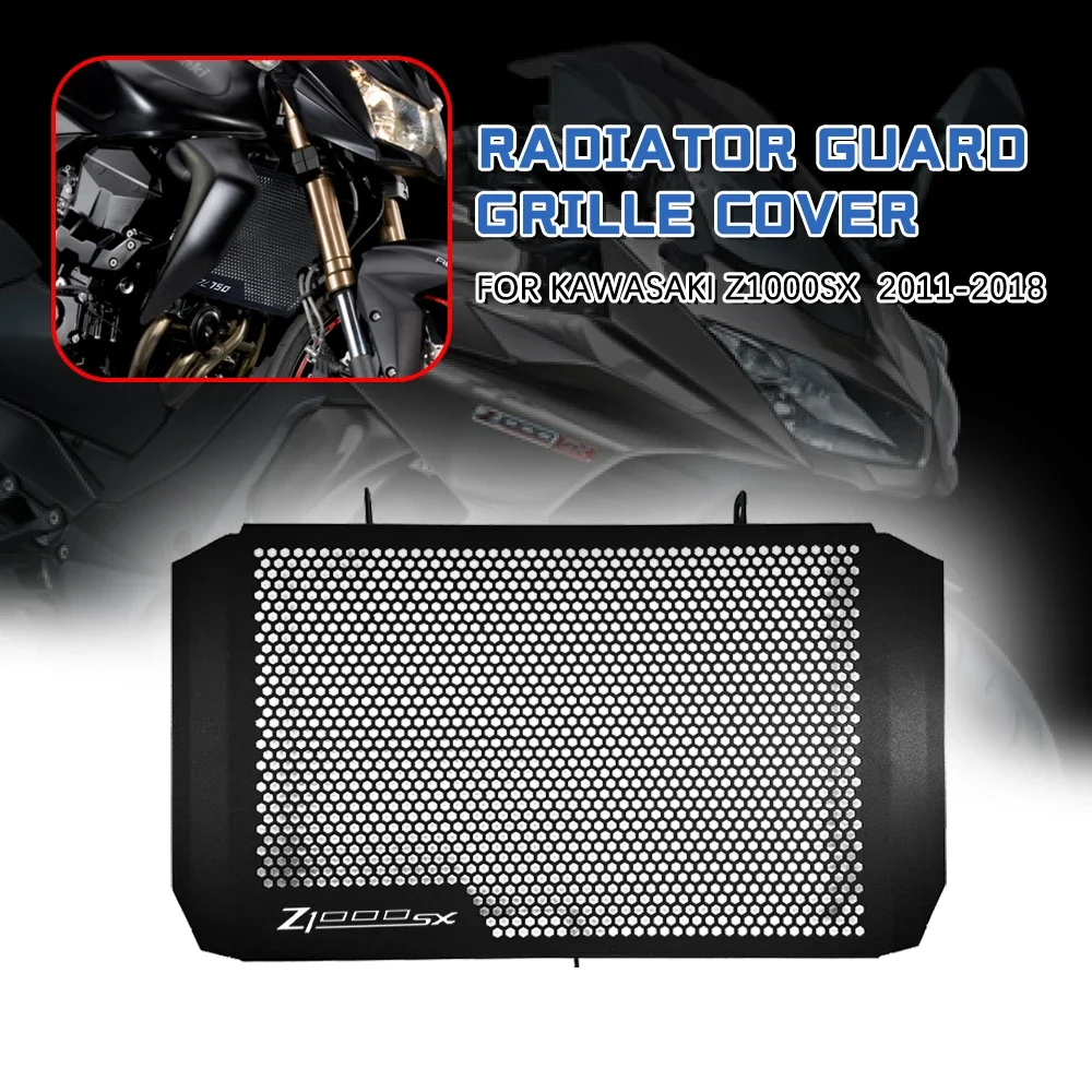 Motorcycle Radiator Grille Guard Cover Shield Protective For Kawasaki  Z1000SX Z 1000SX  2011-2018 Z1000 SX 11-18