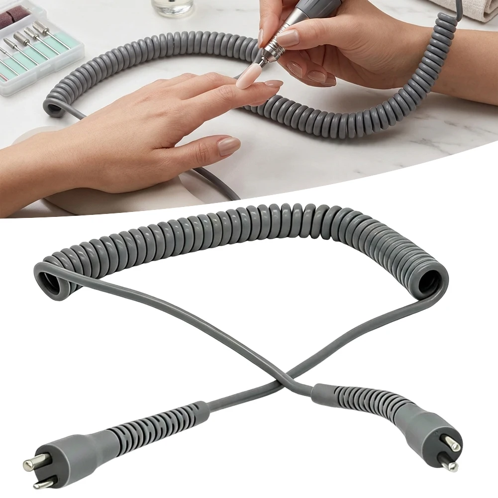 Nail Drill Handpiece Cord 2 Pin To 2 Pin Electric Nail Drill Cable Professional Nail Drill Handpiece Cord Drill Accessory