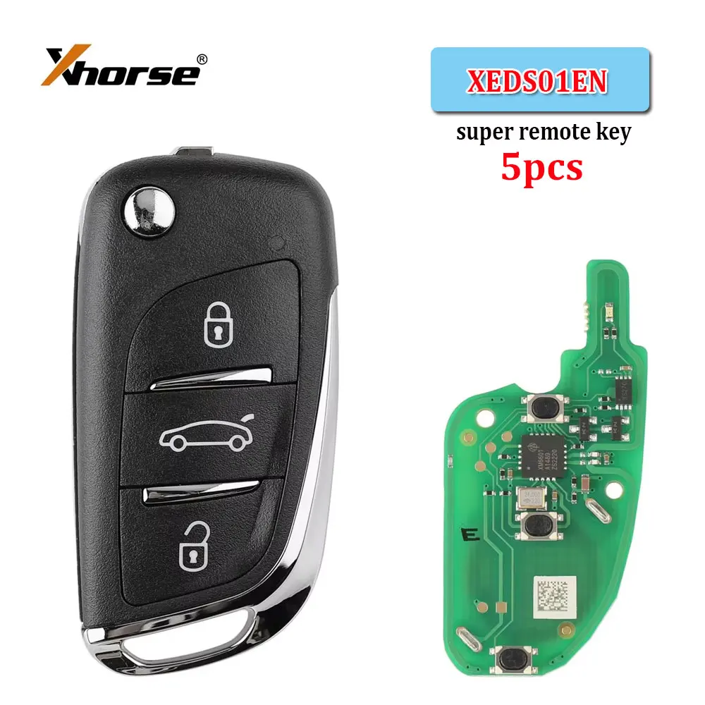 

Универсальный супер дистанционный ключ Xhorse XEDS01EN в пределах XT27 XT27A66 Super Chip, автомобильный дистанционный ключ для VVDI Key Tool, английская версия