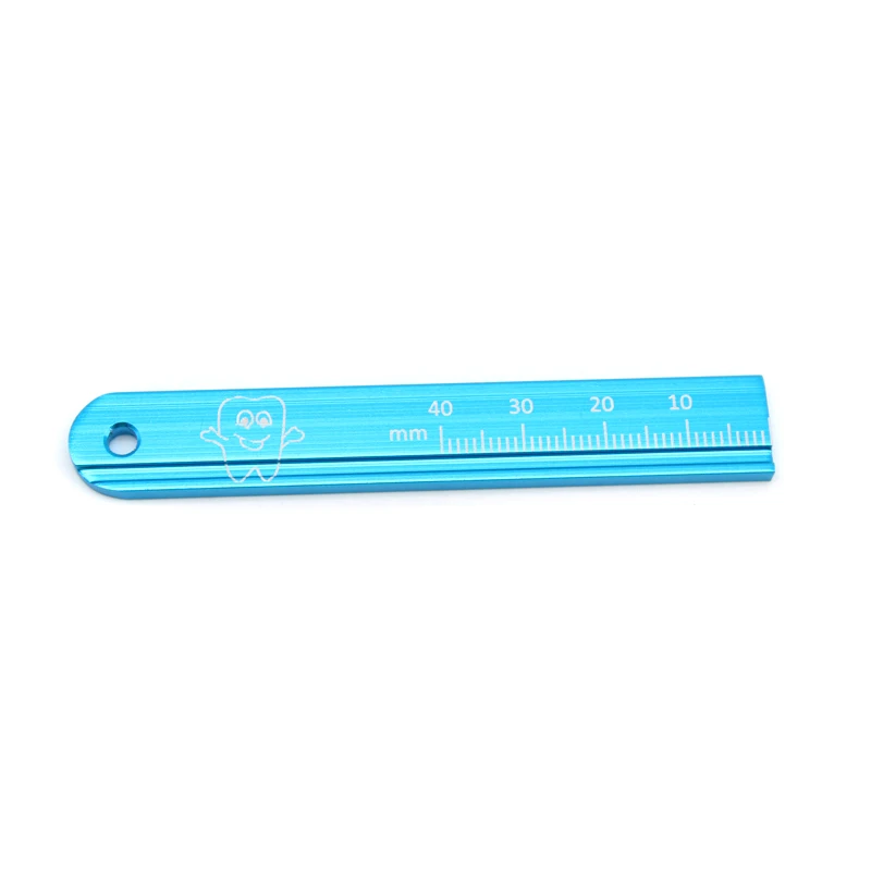 1Pc Aluminium Dental Endo Rulers Span Measure Scale Endodontic Finger Ruler Dentist Tools Materials