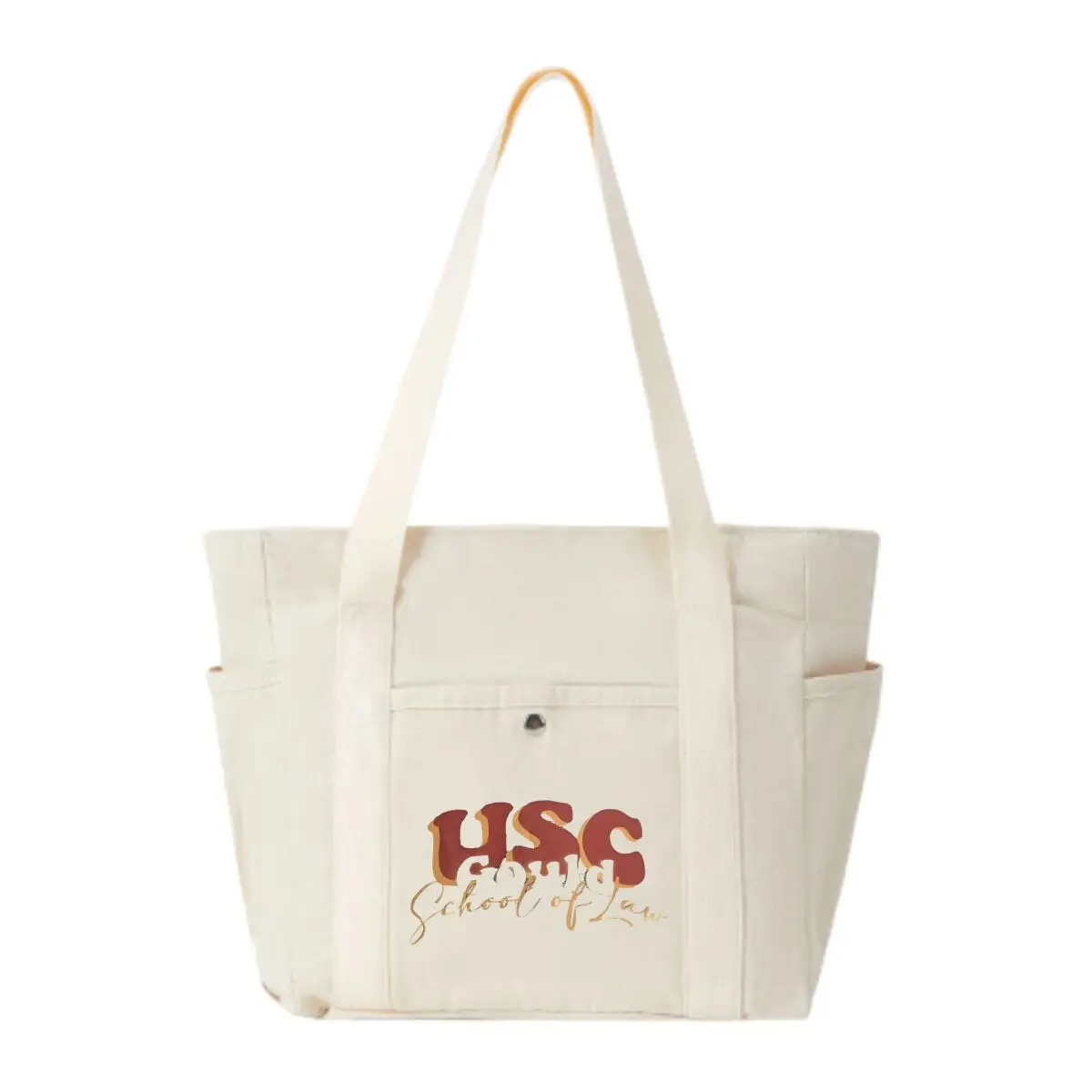 

USC School of Law Badge Compact Shoulder Bag with Multi-Compartment for Shopping Small Items Storage