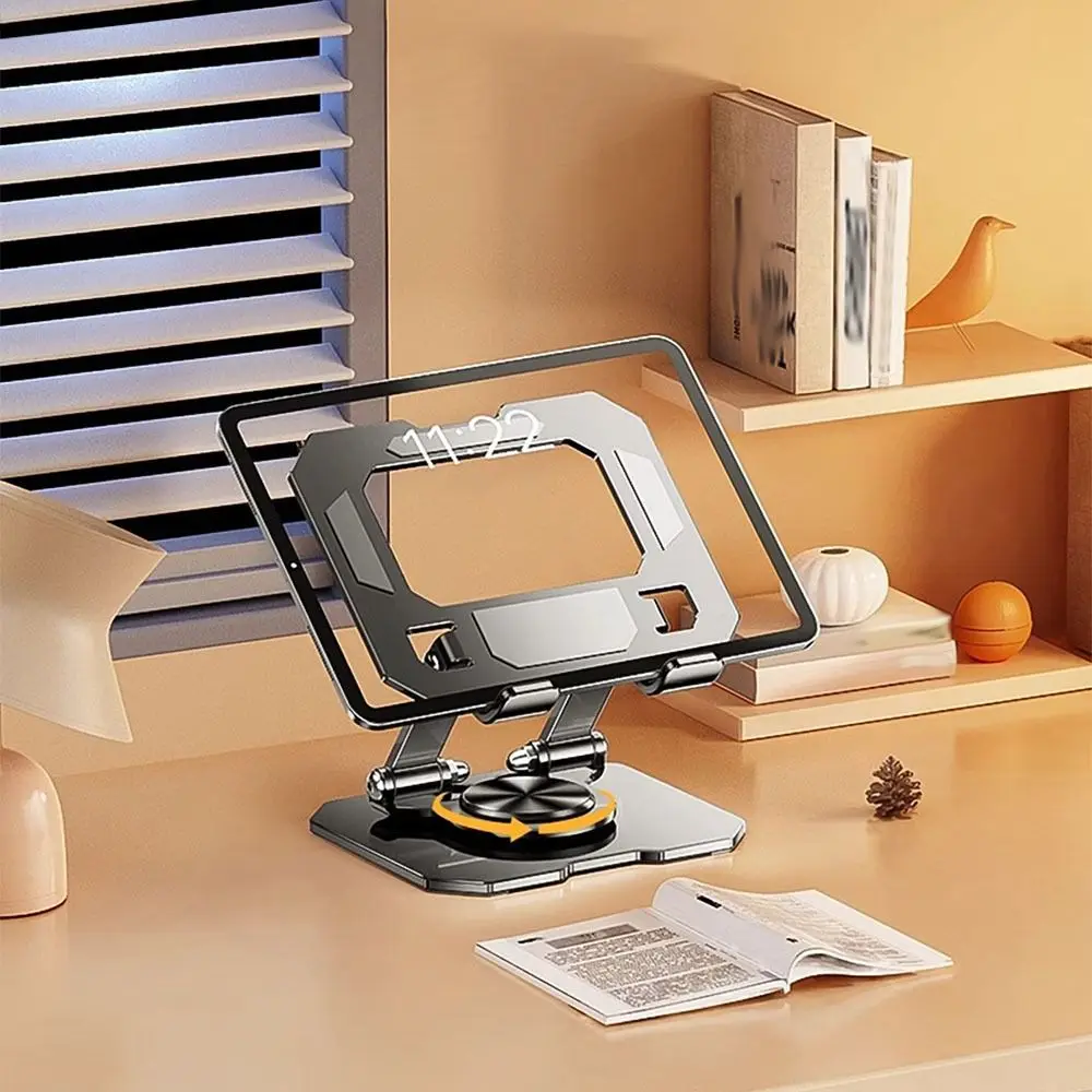 

Adjustable 360 Degree Rotation DesktopTablet Stand Hollow Design Heat Dissipation Desktop Stand Holder Anti Slip Base