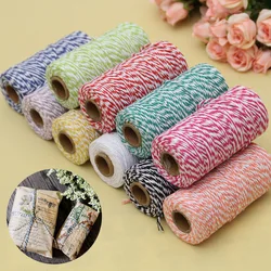 2mm 100M Polyester Cotton Rope Jute  Macrame Cord Rope Cotton Twine Thread String Crafts DIY Sewing Handmade Wall Hangings Decor