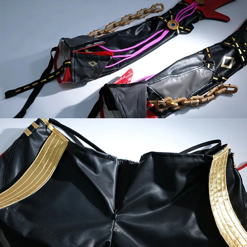 ROLECOS لعبة Wuthering موجات Yinlin تأثيري حلي جينتشو باترولر Yinlin المرأة شيونغسام موحدة حفلة الهالوين الزي