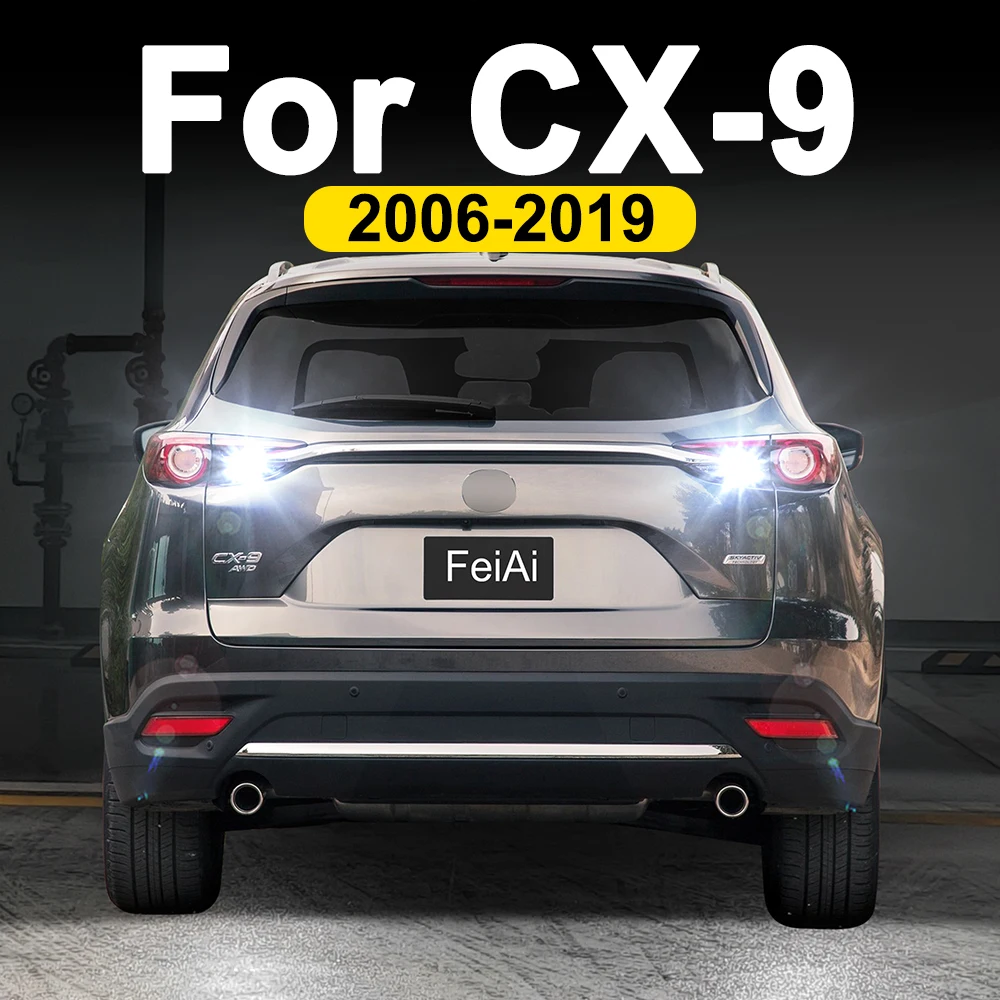 For Mazda CX-9 CX 9 CX9 LED Reverse Lights Backup Lamp Back Up Bulb 2006-2019 CX9 Accessories 2012 2013 2014 2015 2016 2017 2018