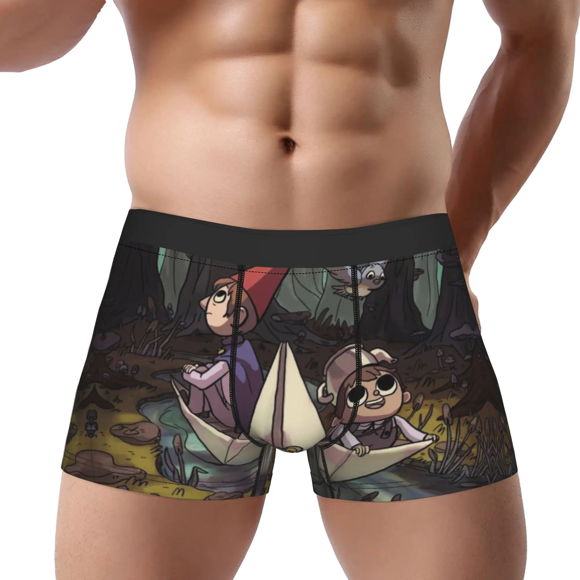 

Over the Garden Wall Underpants Breathbale Panties Men's Underwear Print Shorts Boxer Briefs