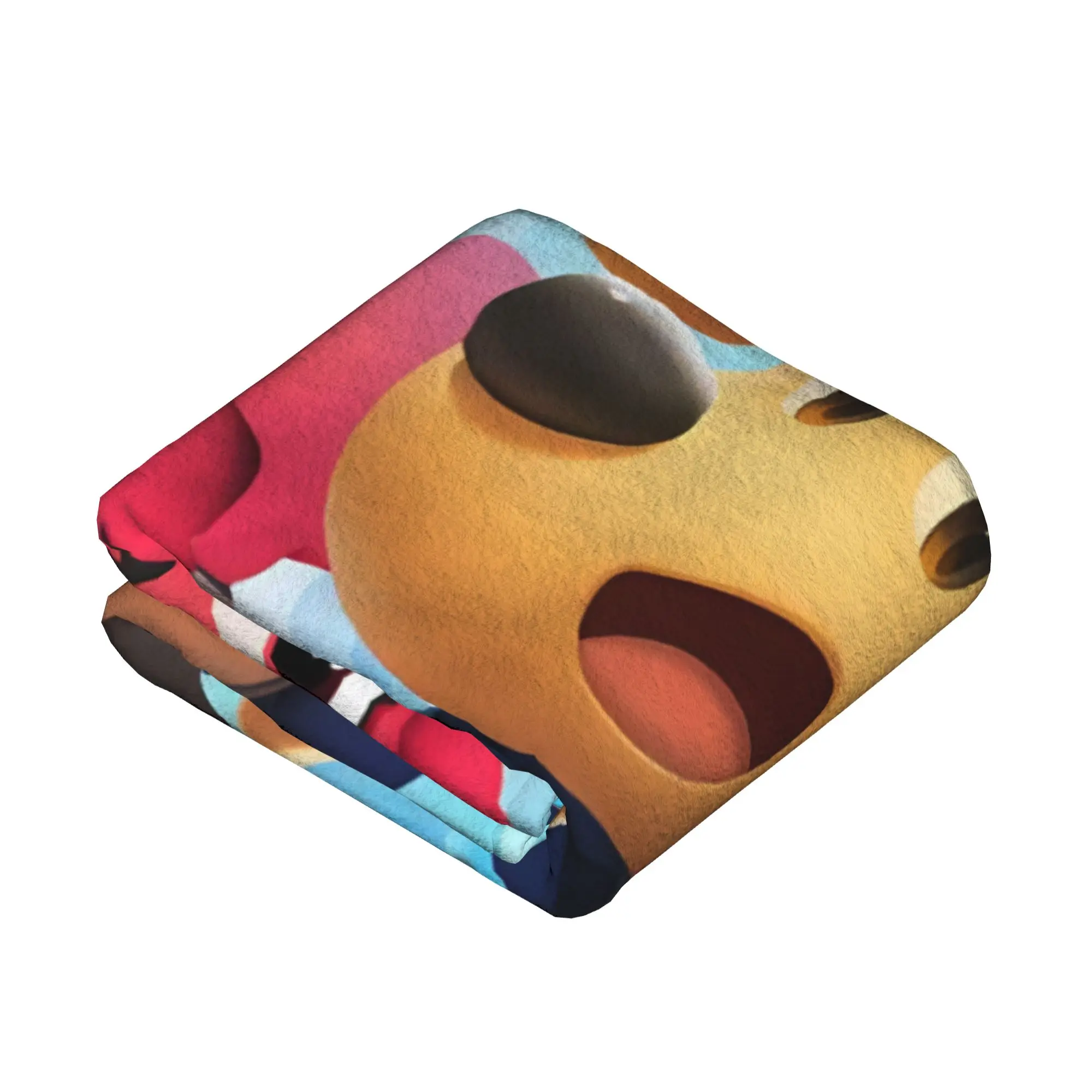 Sheriff Labrador Dog Blanket Cartoon Wool Funny Breathable Throw Blankets for Bedding Lounge Decoration