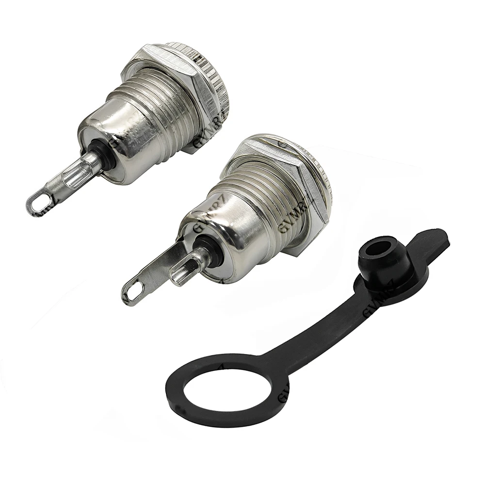 5PCS/LOT DC099 5.5 mm x 2.1mm 5.5X2.5mm  DC Power Jack Socket Female Panel Mount Connector Metal  5.5*2.1 DC-099 Open Hole 11MM