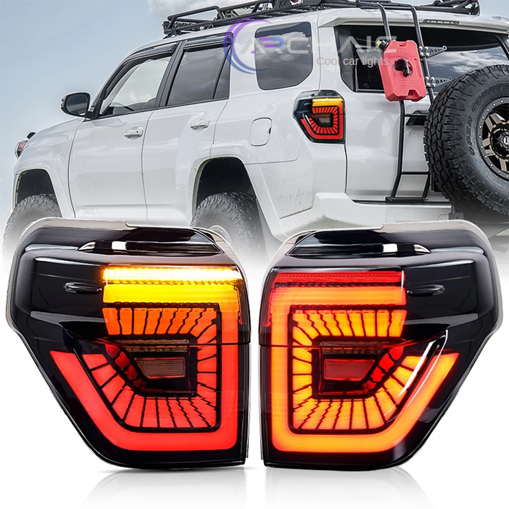 For Superb full LED taillight assembly suitable for Toyota Runner 4 from 14-21 LED taillights  Flowing LED  scan