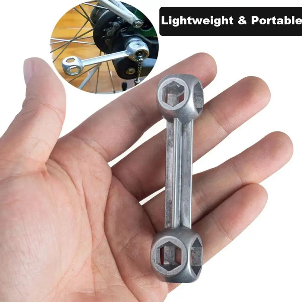 10-in-1 Multi-specification Hex 6-15MM Bone Wrench Bicycle Mountain Bike Repair Tool External Hexagonal Bone Wrench Repair Tool