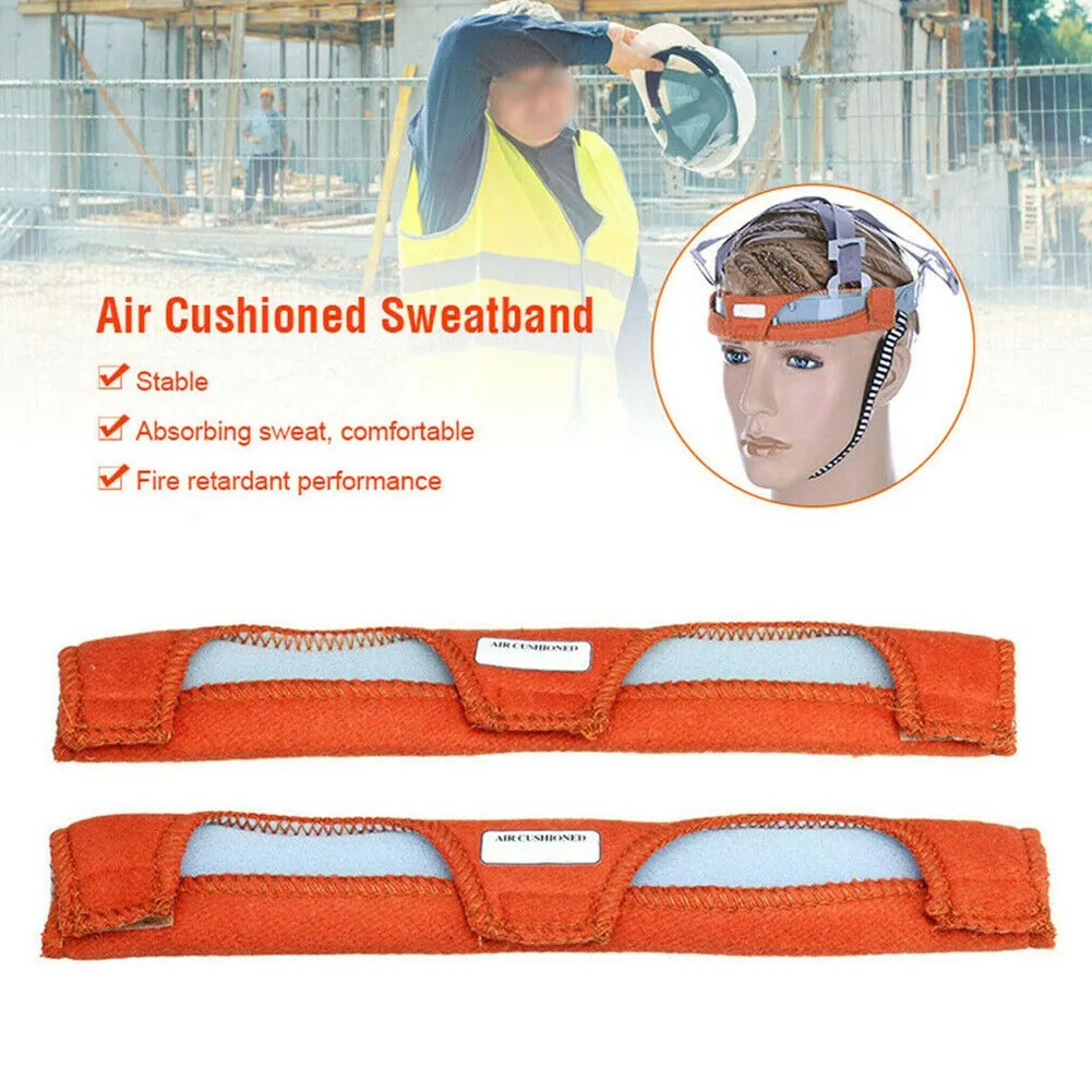 2Pcs Sweatband Sweat Band Headgear Replacement For Hard Hat Cap Welding Helmet Sweat Band Building Safety Protection Equipment
