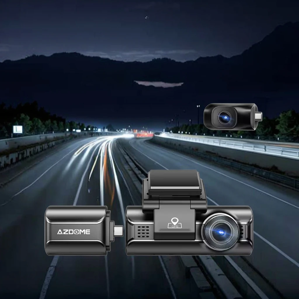 M550 Max 4K GPS Car Dashcam 3.18'' IPS Front Rear Camera Wifi 64GB TF Card Black Box Video Recorder WDR Night Vision