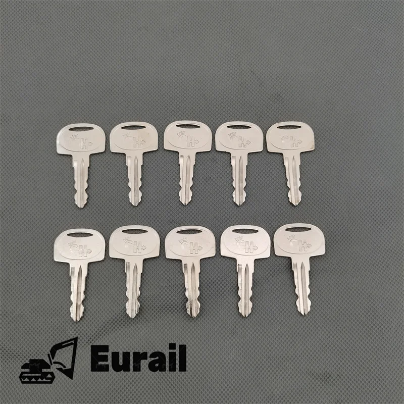 5/10Pcs 601 lgnition Key Fit for Caterpillar StackerFerris Mower Vermeer Sany Mini ExcavatorBroderson Crane Bluebird School Bus