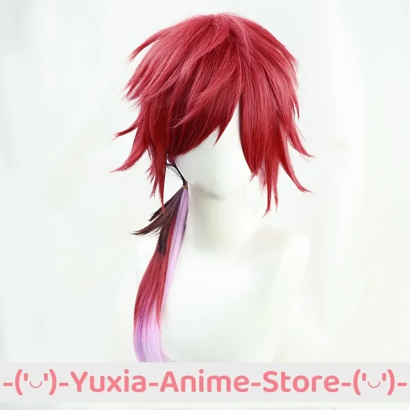 NIJISANJI لورين Iroas VTuber شعر مستعار تأثيري أنيمي لعب الأدوار زي حفلة الدعامة الباروكات الشعر الاصطناعية ألياف مقاومة للحرارة