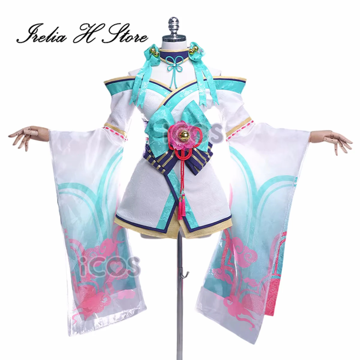 in stock Irelia H Ahri LOL ahri Spirit Blossom Cosplay Costume Halloween party dress for women
