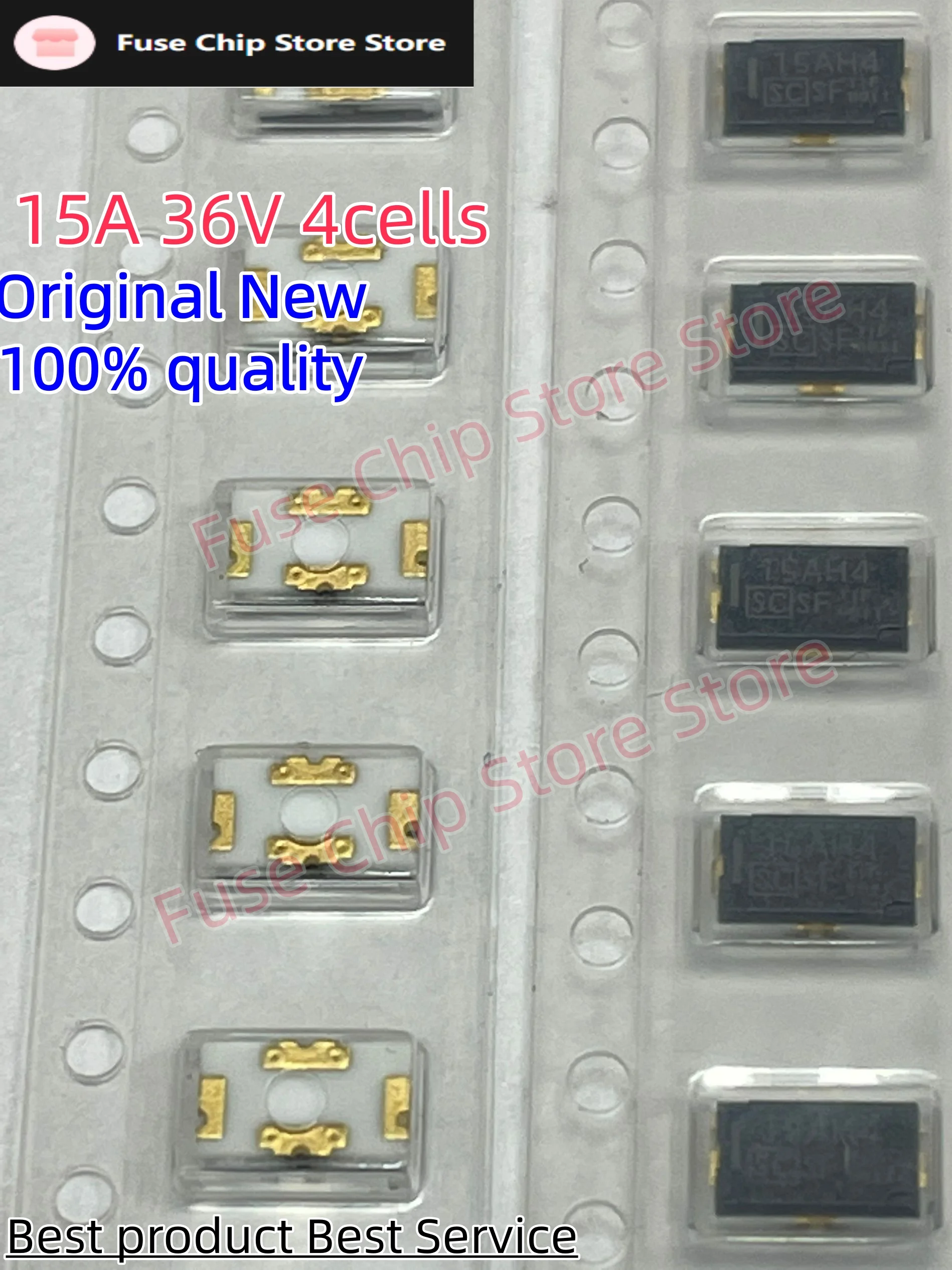10pcs/lot Original  sfh 1415 SFH-1415B SFH-1415A  15AH4 15A 36V 4-terminal lithium battery fuse