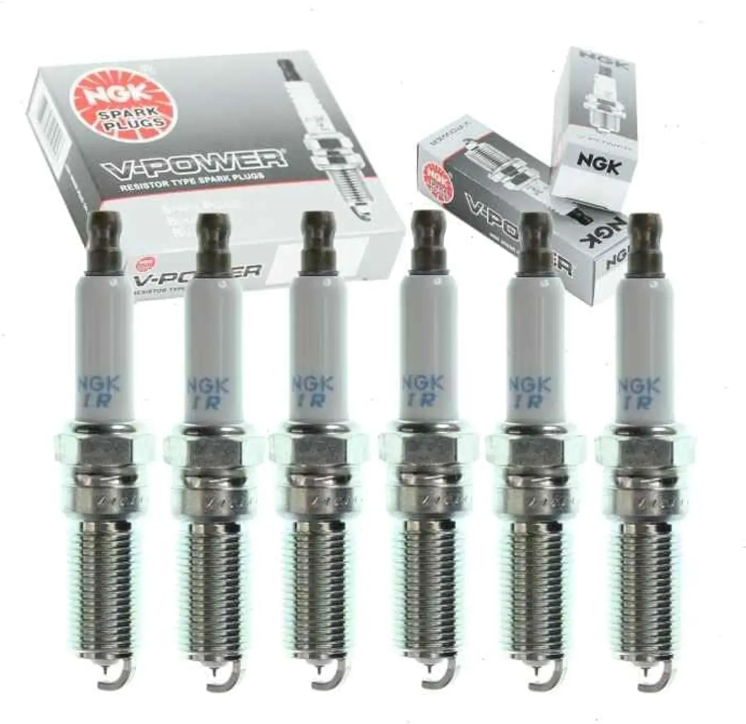 

6-Piece High-Performance Spark Plugs Compatible with Jeep Wrangler 3.8L V6, 2007-2011 Models