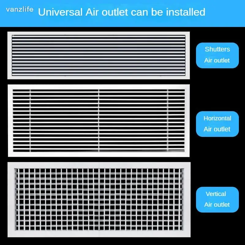 Central Air Conditioning Windshield Wind Deflector Shield Anti-Direct Blowing Office Ceiling Duct Air Conditioner Outlet Baffle