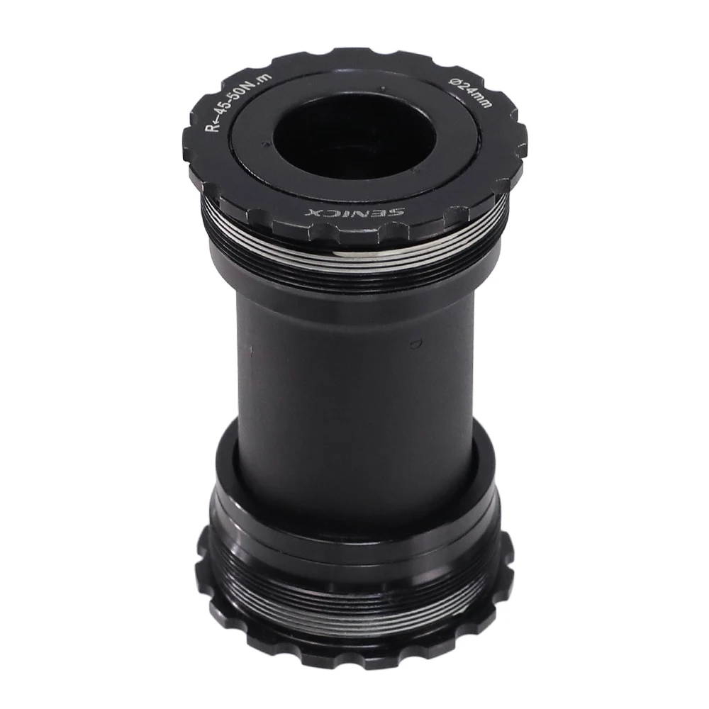 Bike T47 Bottom Bracket Road Bike Bottom Bracket Five-way 85.5mm Axis 24mm T47 BB for Shimano/SRAM GXP Road Gravel Bikes