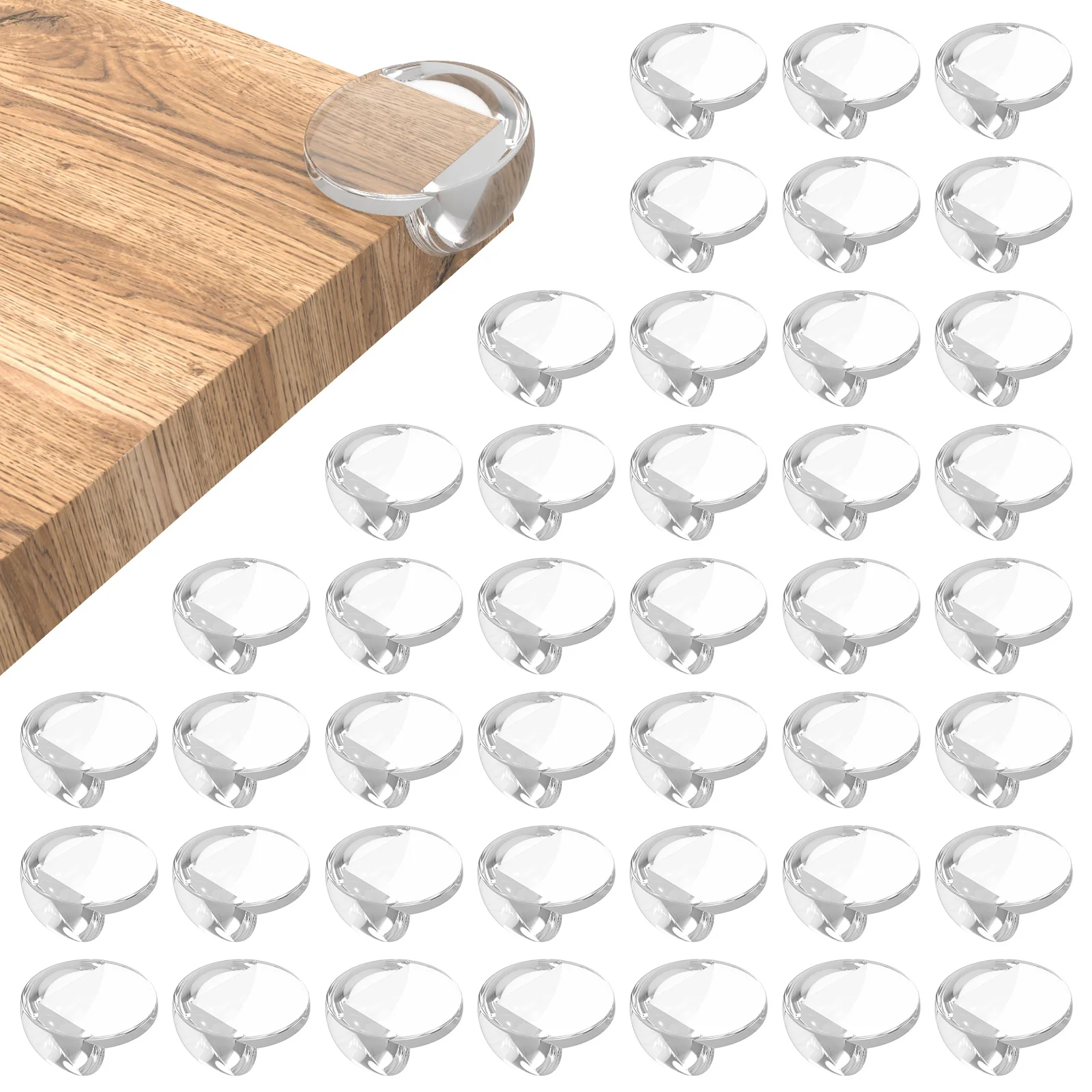 

24/48Pc Corner Protector Easy to Install Proof Cushion Versatile Baby Proof Bumper Cushion Transparent Edge Safety Bumpers Thick