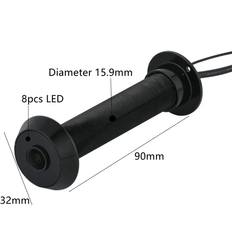 Infrared light cat's eye camera night vision 940nm no red exposure graffiti APP high definition tuya wireless card wifi