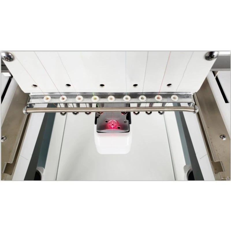2 Heads 12 Needles High Speed Embroidery  Multifunctional Flat Garment Sewing Equipment