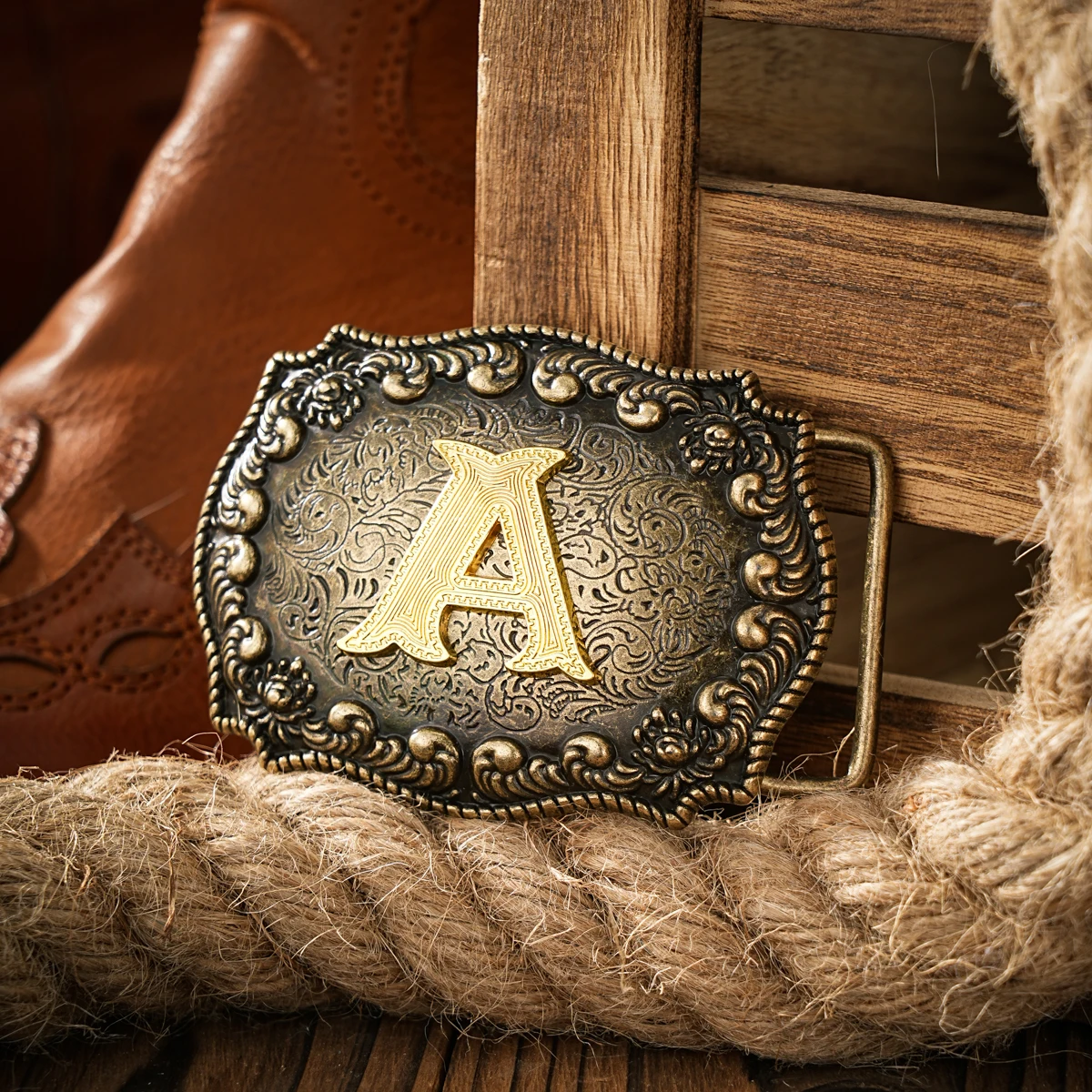 Estilo ocidental carta placa-mãe fivela cinto fivela cabeça fivela cabeça um