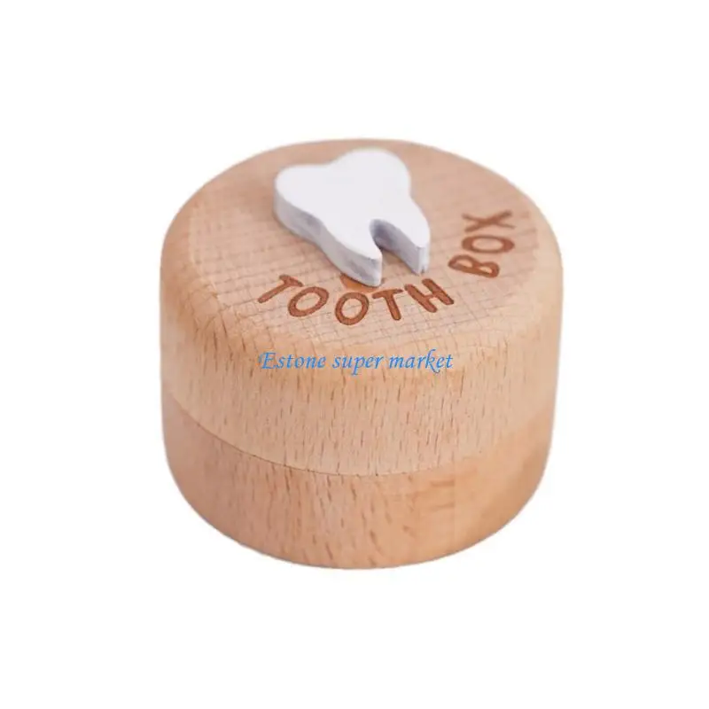 

090B Tooth Box Storage Container for Baby Teeth Collection Box Boys Girls Childhood Deciduous Teeth Saver