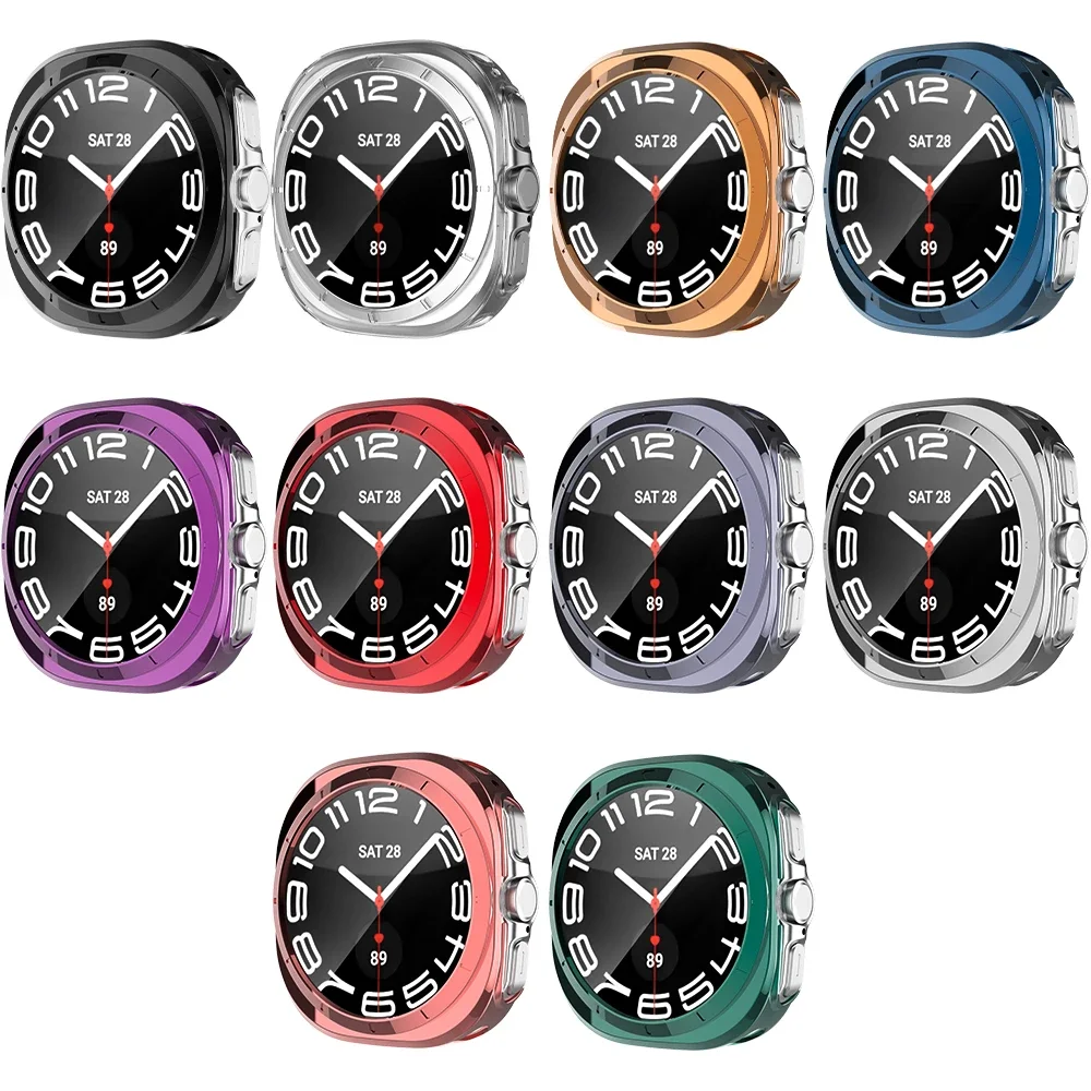 Full Case For Samsung Galaxy Watch 7 Ultra 47MM TPU Hollow Bumper Shell Frame Protector Case for Galaxy Watch 7 Accessorie