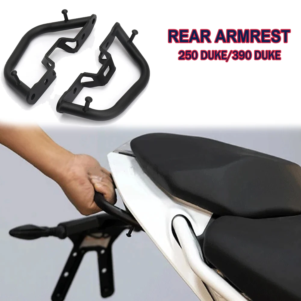 Motorcycle Accessories Rear Grab Bars Rear Seat Pillion Passenger Grab Rail Handle For 390Duke 250Duke 250 Duke 390 DUKE