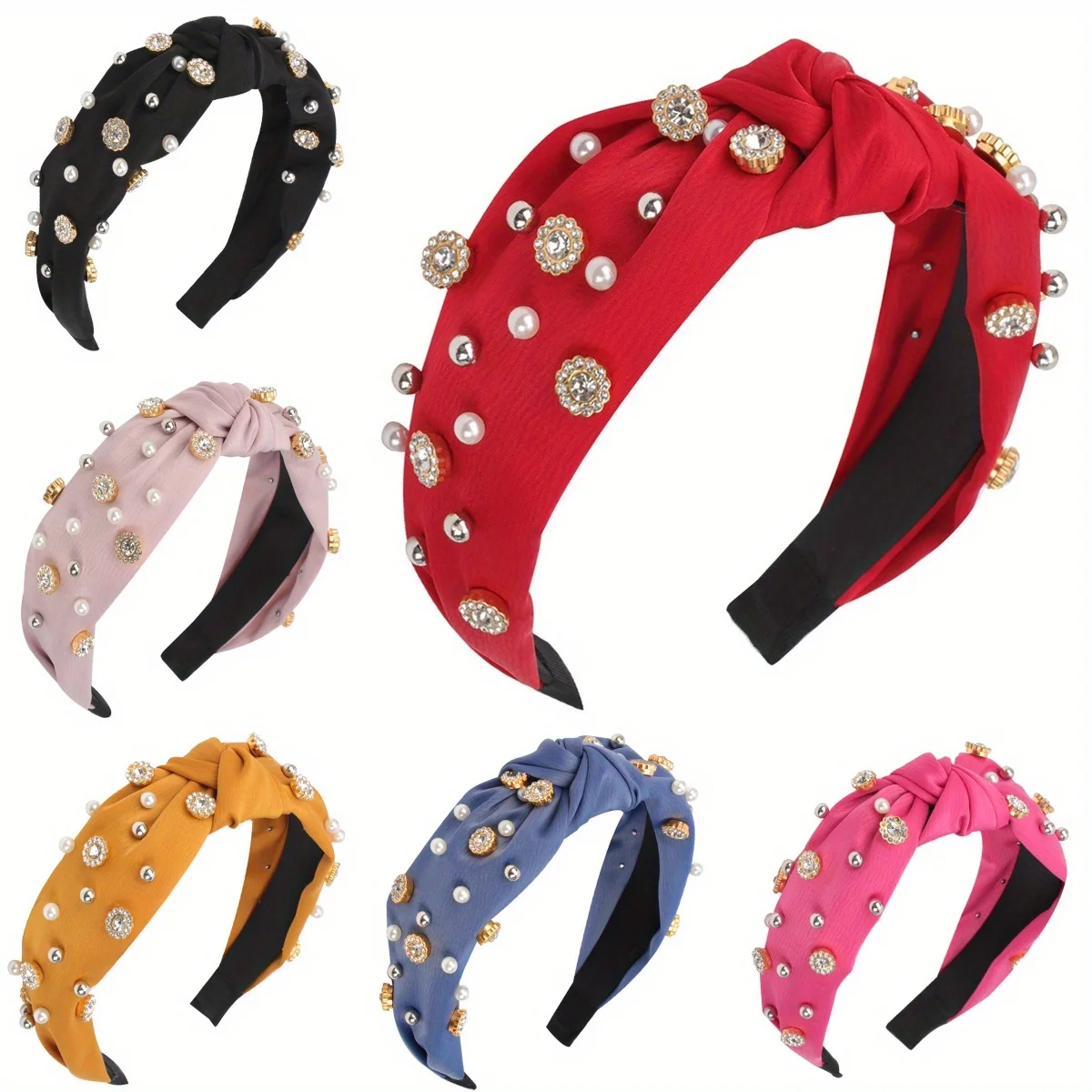 

1PC Holiday Sea Star Rhinestone Knot Hairband Headband Adult Hair Accessories Hair Jewley