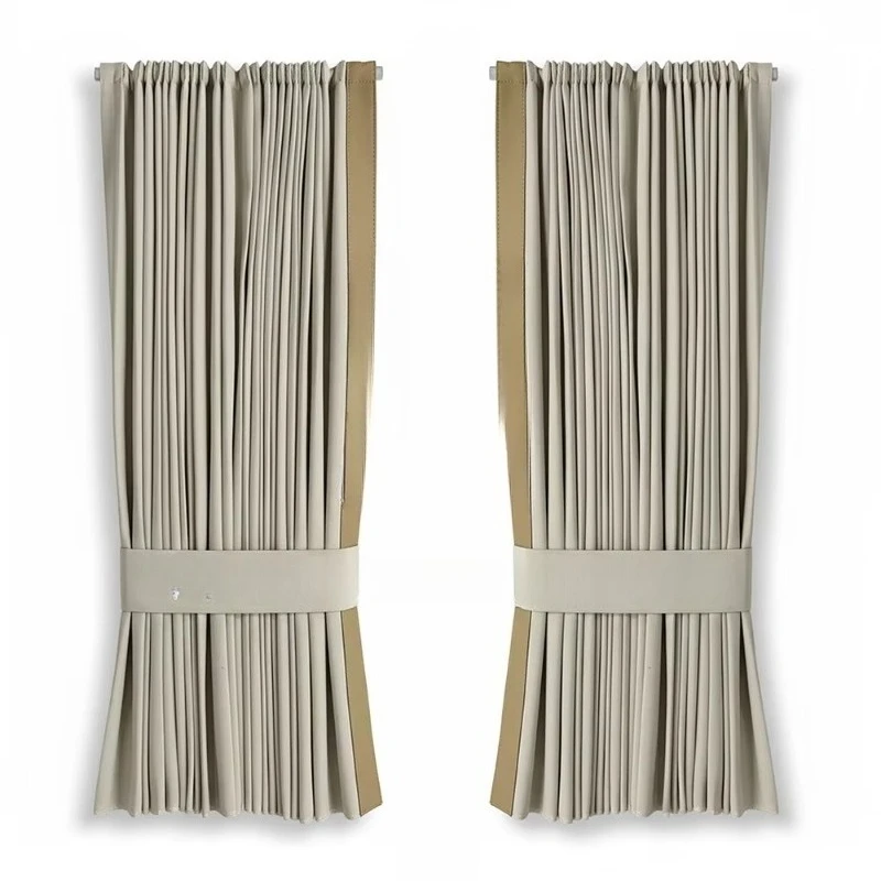 Truck CURTAINS WITH TIEBACK  240CM X 90CM Truck Window Suitable for Pelmet VOLVO DAF Sitrak Howo SCANIA MAN