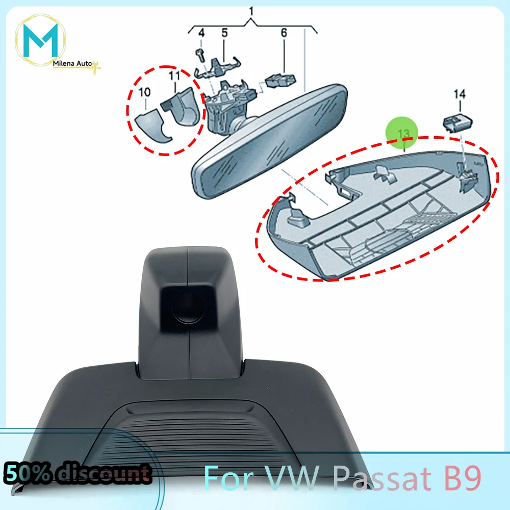 

Пластиковая крышка для VW Passat B9, 3JD 858 633A 3JD858634A 3JD868437A