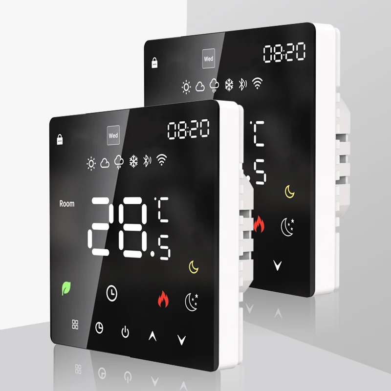Tuya wifi smart thermostat elektrische bodenheizung trv wasser gaskessel temperatur sprach fernbedienung für google home alexa