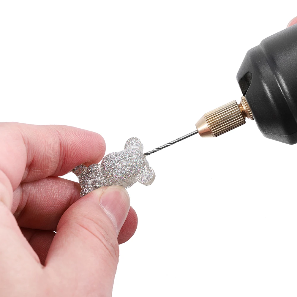 Un Set Mini trapano elettrico incisore strumento portatile perline di perle creazione di gioielli attrezzatura per trapano per Kit di artigianato in