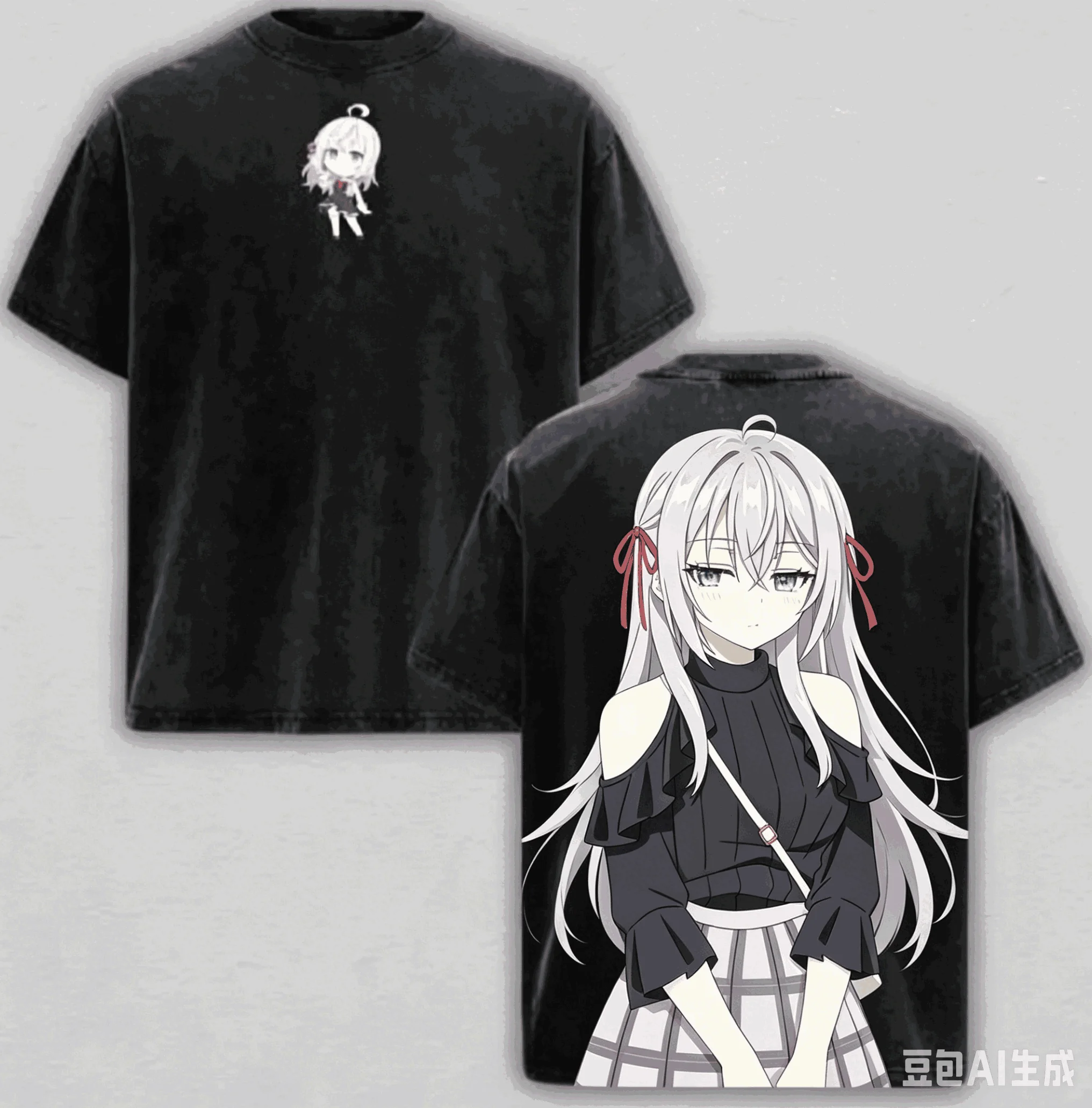 Alya Sometimes Hides Her Feelings in Russian Washed T-shirt 2026 New Model personality Clothes shirt Year round clothing Retro