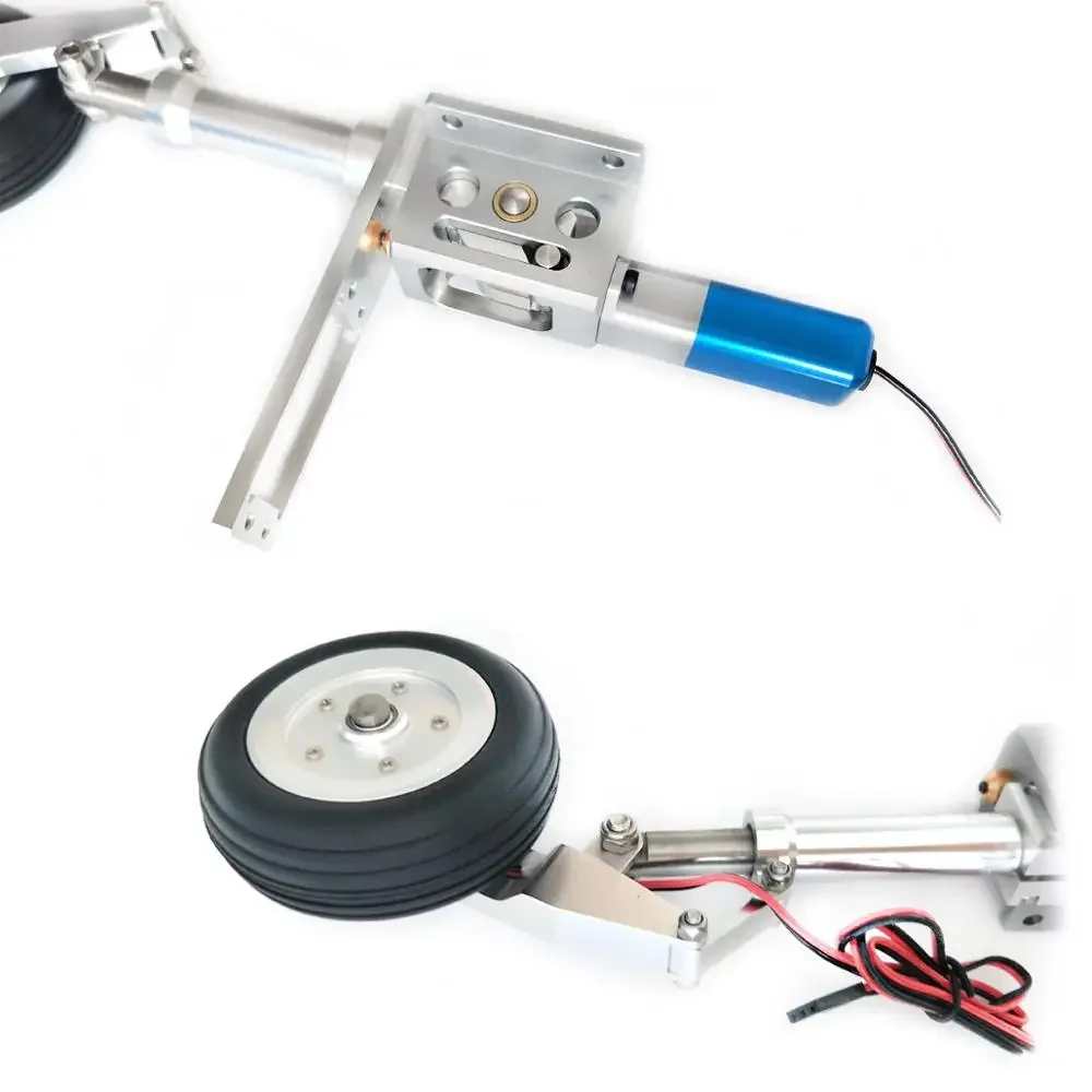 1 Set Electric Retractable Landing Gear CYS-R2290 with Controller Nose/Main Retract for RC Airplane