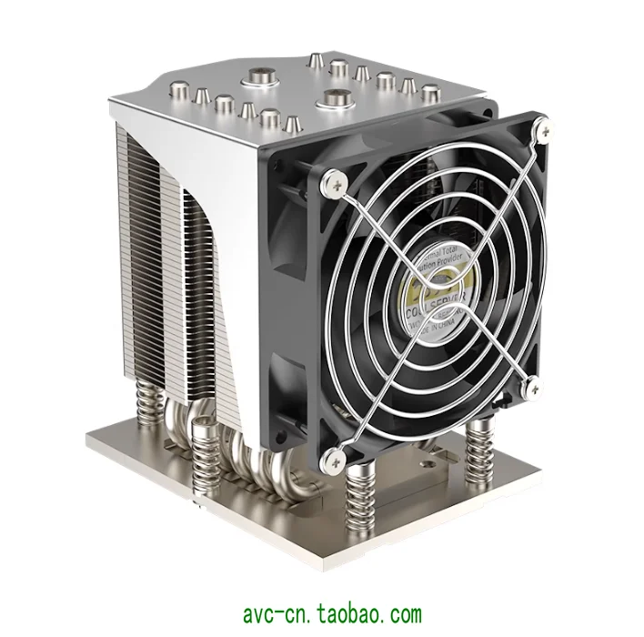 4U AMD SP5 Platform CPU Heatsink 6 Heat Pipe 9cm Fan